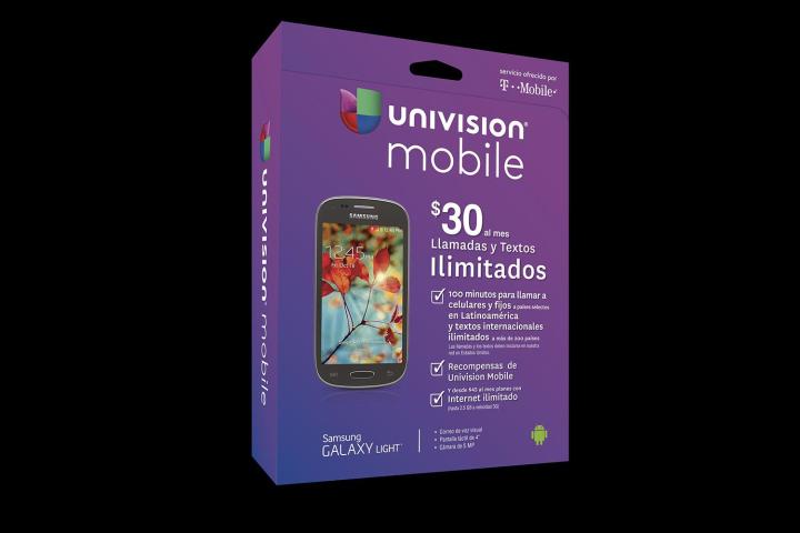 univision t mobile team launch brings affordable plans u s hispanics univisionmobilegalaxylight box