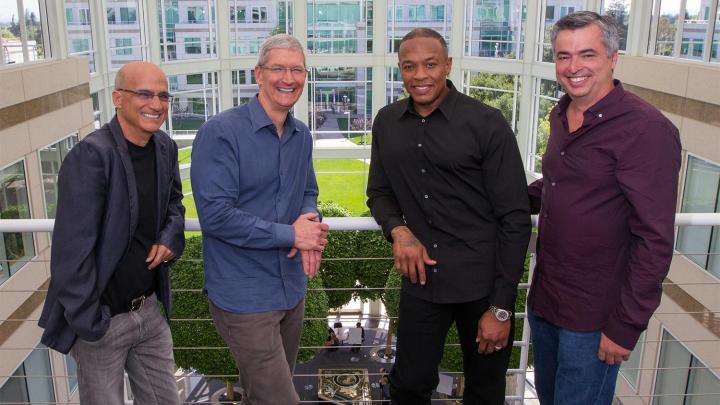 apple buys beats official dr dre tim cook