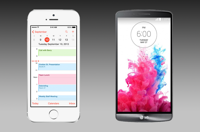 lg g3 vs iphone 5s and