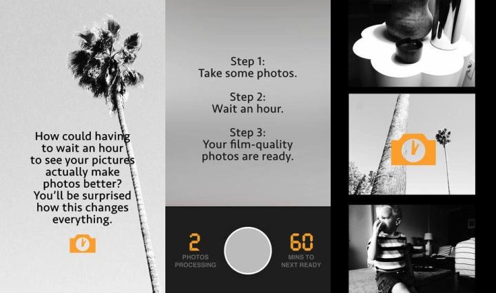 1 hour photo app brings feeling film photography mobile devices screenshots