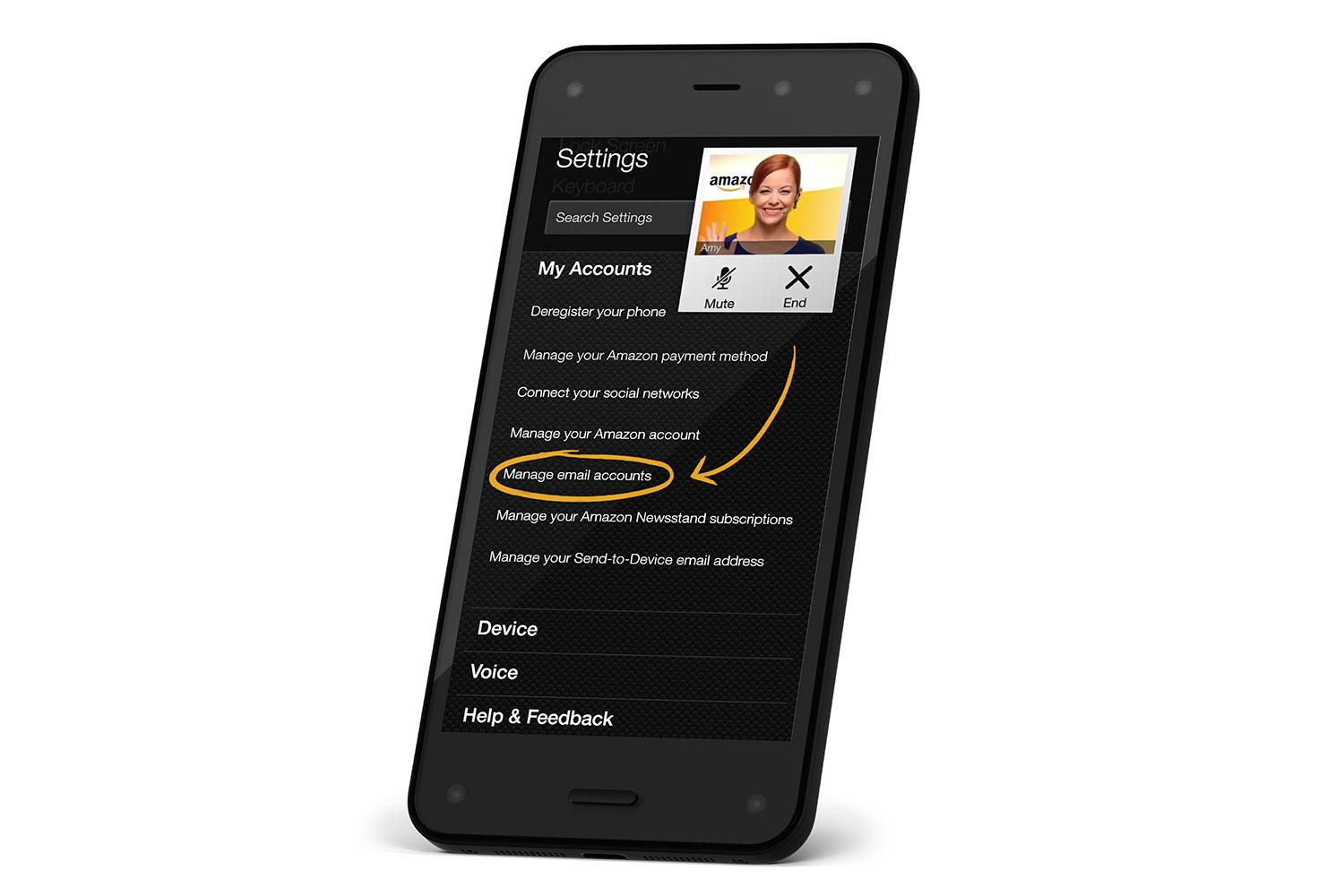 amazon fire phone news features mayday