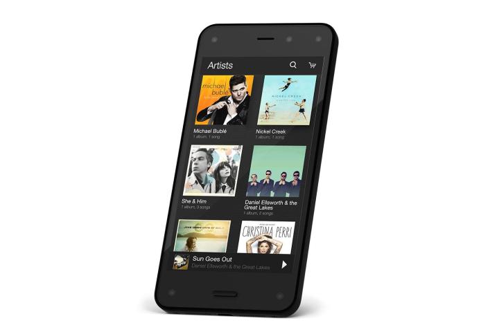 amazons new fire phone offers virtual surround sound magnetic earbuds amazon music library