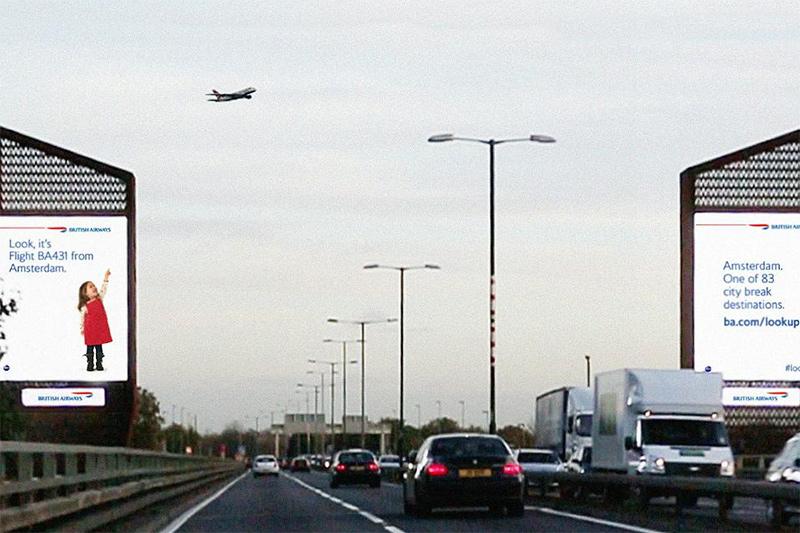 ad agency explains created british airways digital billboard 2