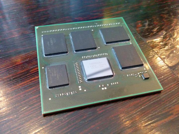The Nvidia Visual Computing Module (VCM), powered by a a Tegra chip.