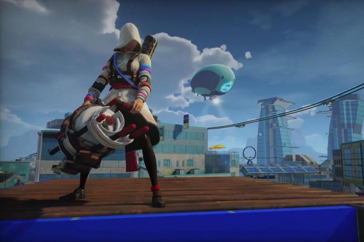 sunset overdrive lets play female assassin whoever else want