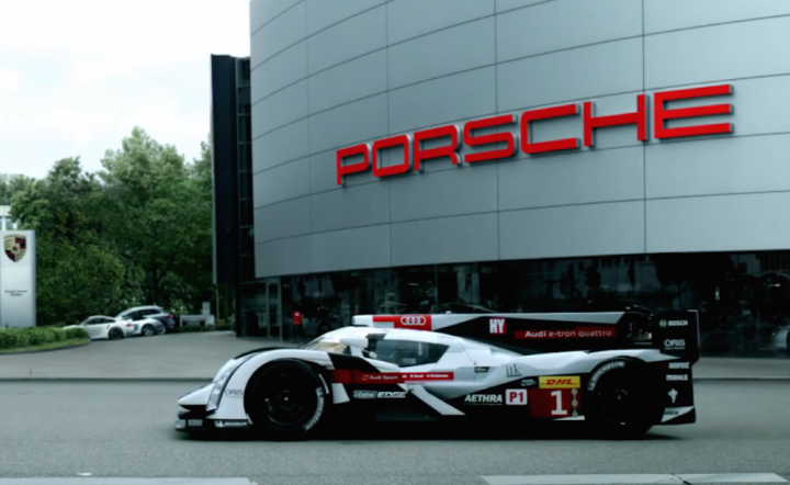 audi welcomes porsche back to le mans with new video welcome
