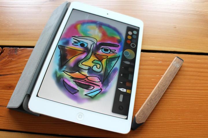 FiftyThree Pencil and Paper face drawing