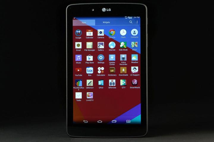 LG G Pad 7.0 app grid