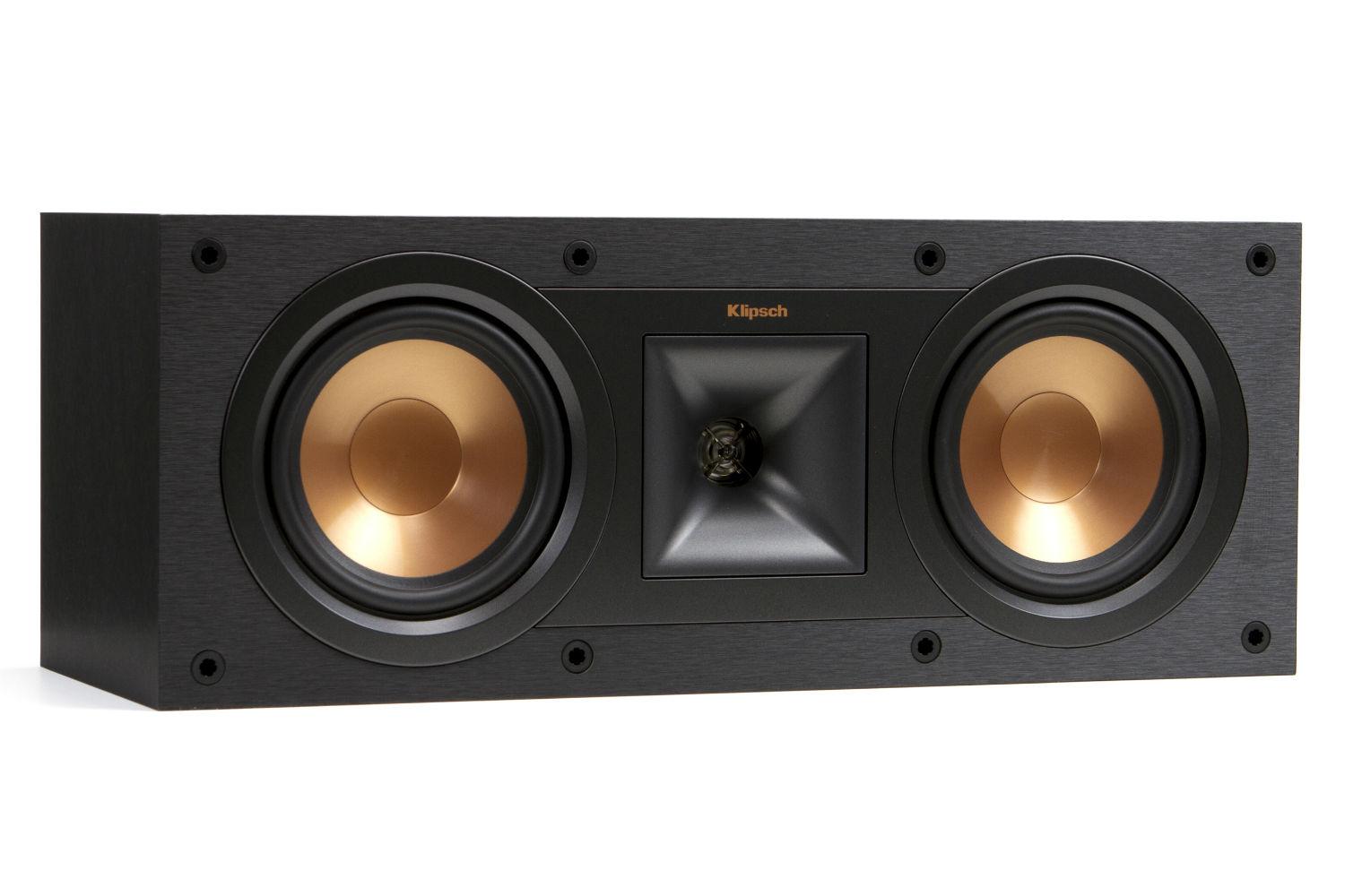klipsch unveils stockpile new speakers reference home theater line r 25c angle
