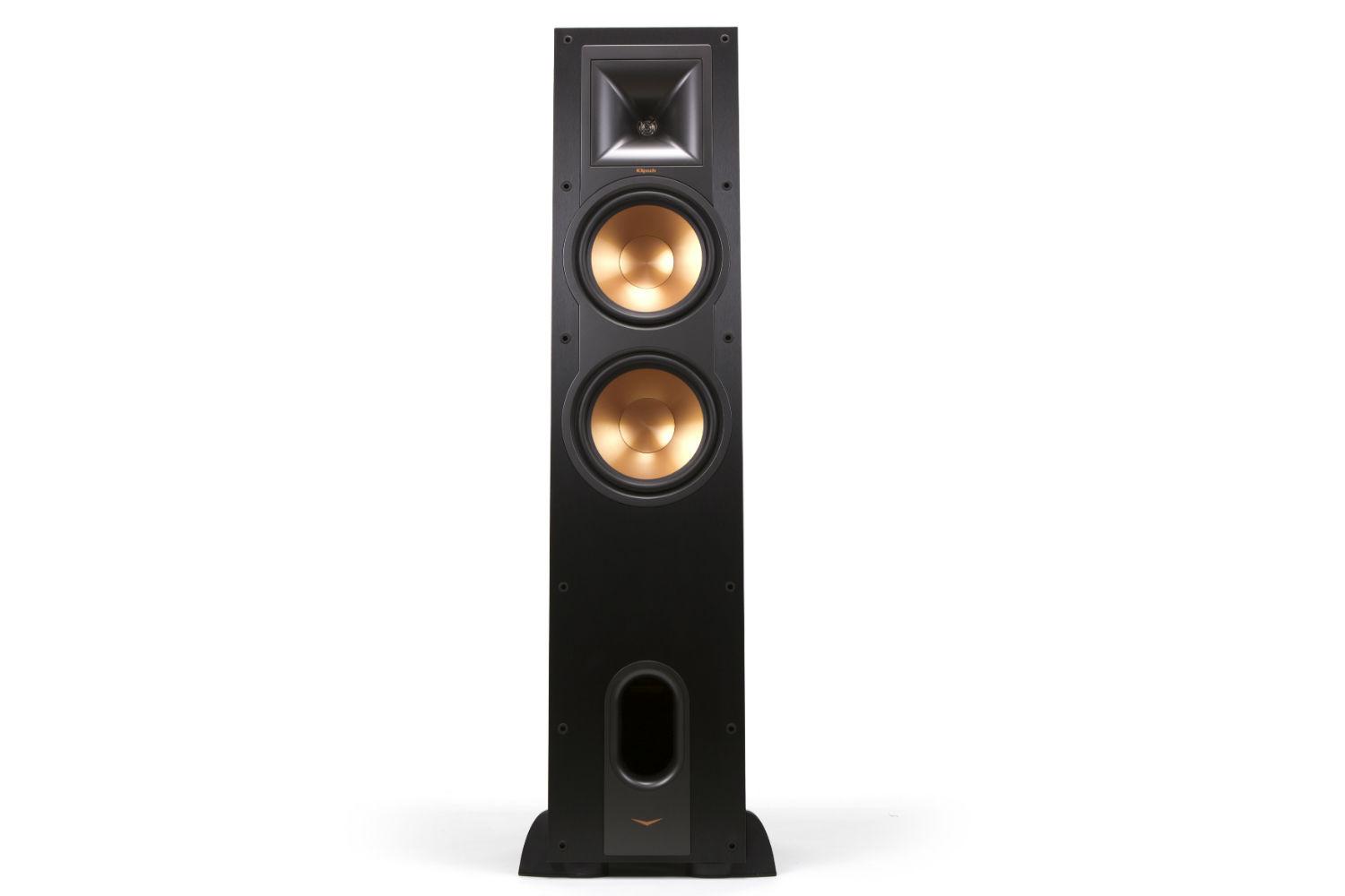 klipsch unveils stockpile new speakers reference home theater line r 28f front