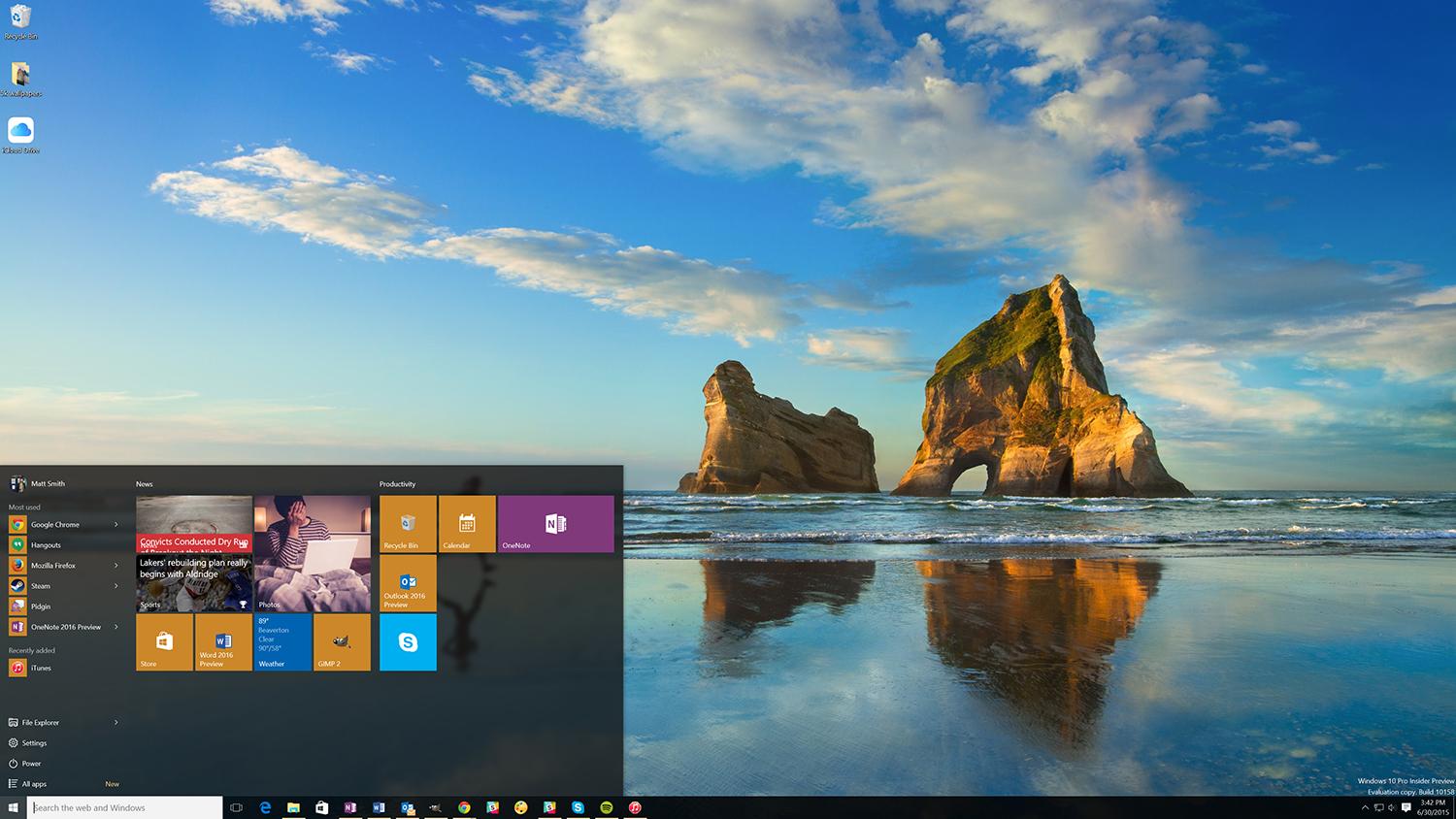 windows 10 review desktop experience 013