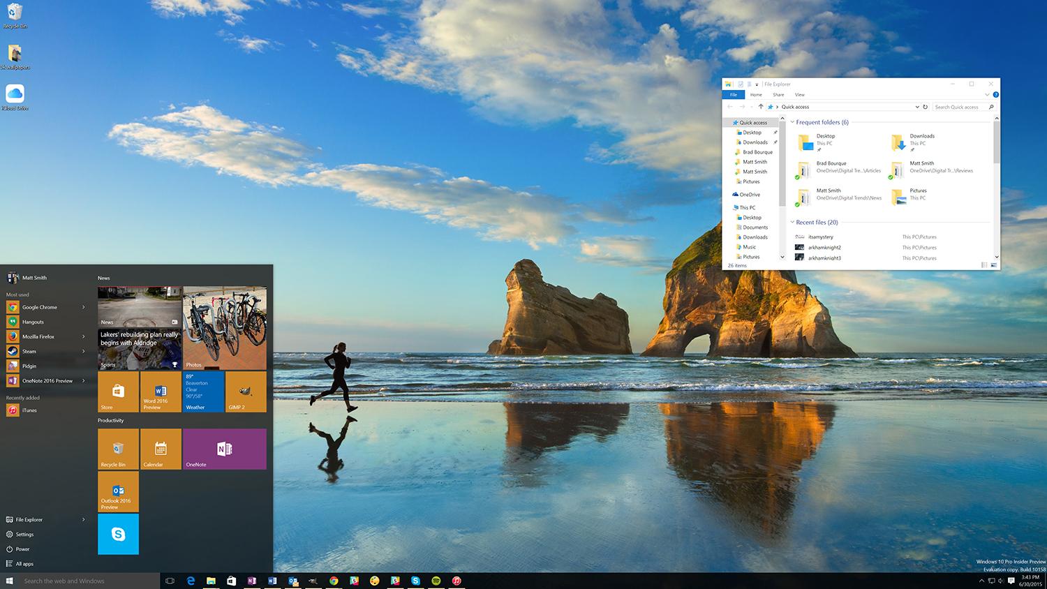 windows 10 review desktop experience 015