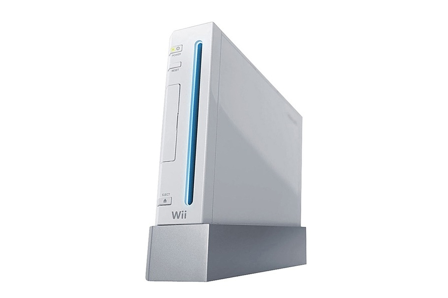 The Nintendo Wii stands tall.