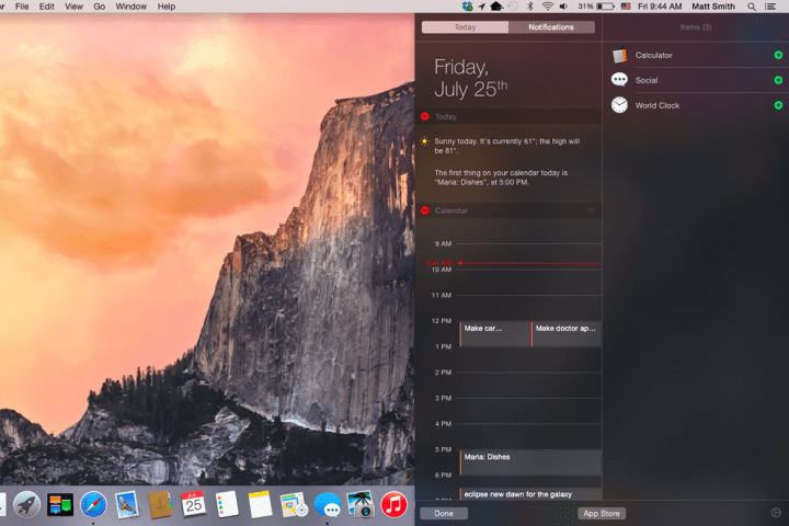 how to use the new notifications center in os x yosemite osxnotificationfeature1