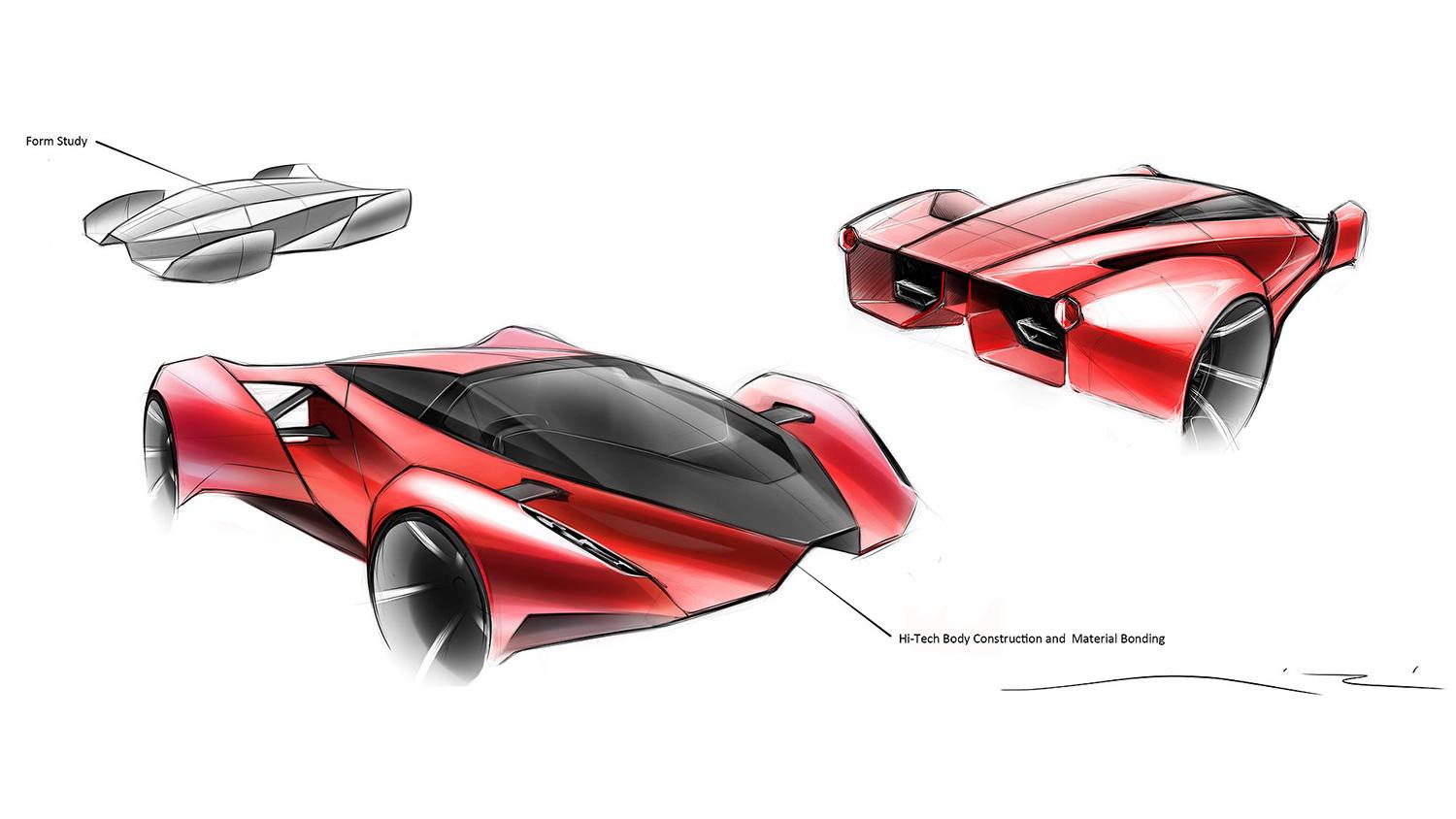 adriano raelis ferrari f80 rendering looks like future generation enzo concept 009