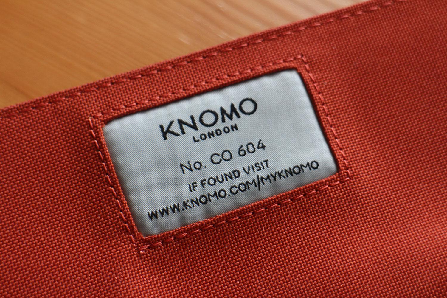 Knomo Knomad iPad Mini Case label
