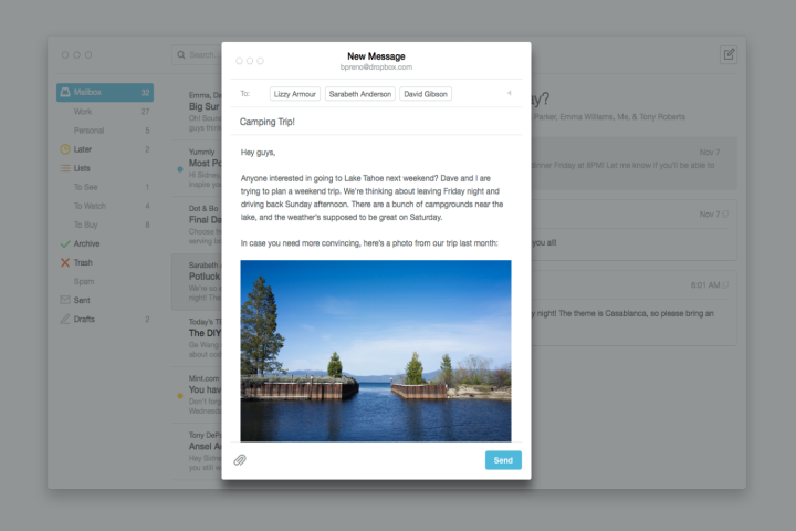 mailbox mac os x beta now introduces draft support message snooze features compose