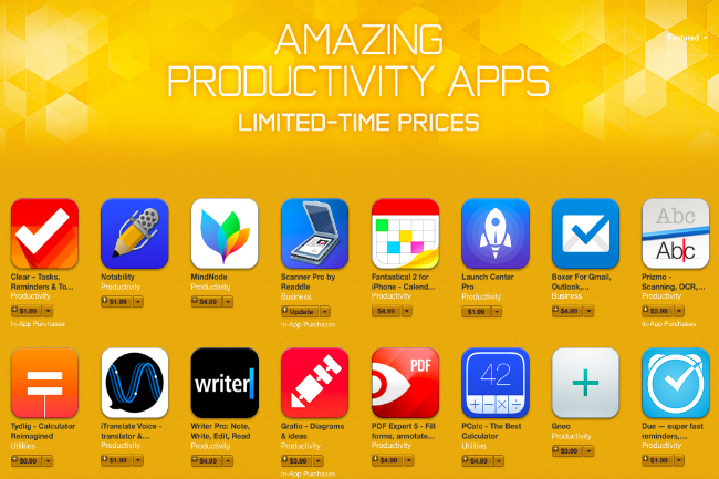 scanner pro writer go sale ios app store productivity apps