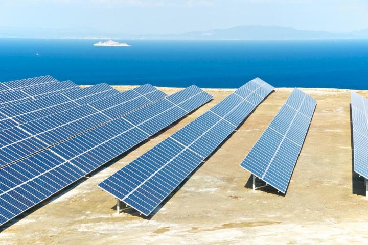 Solar power island Japan