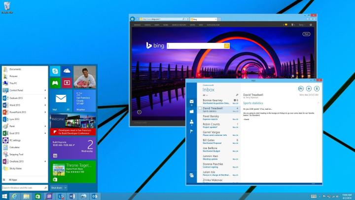 windows 9 threshold public preview coming late next month early october the new start menu will debut in 435552 2