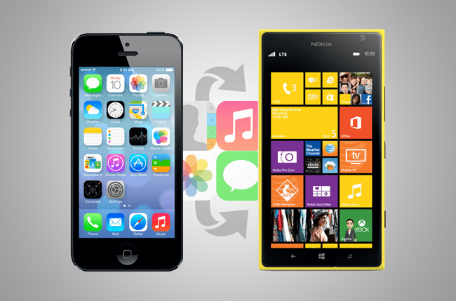how to switch from iphone windows phone copy