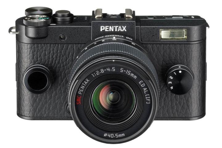 pentax q s1 incredibly small like pocket cam yet swaps lenses dslr qs1 front