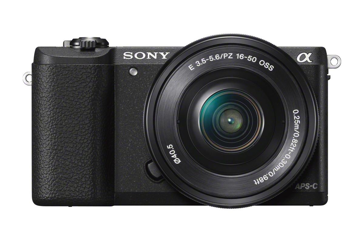 sony alpha 5100 ilce wselp1650 front black