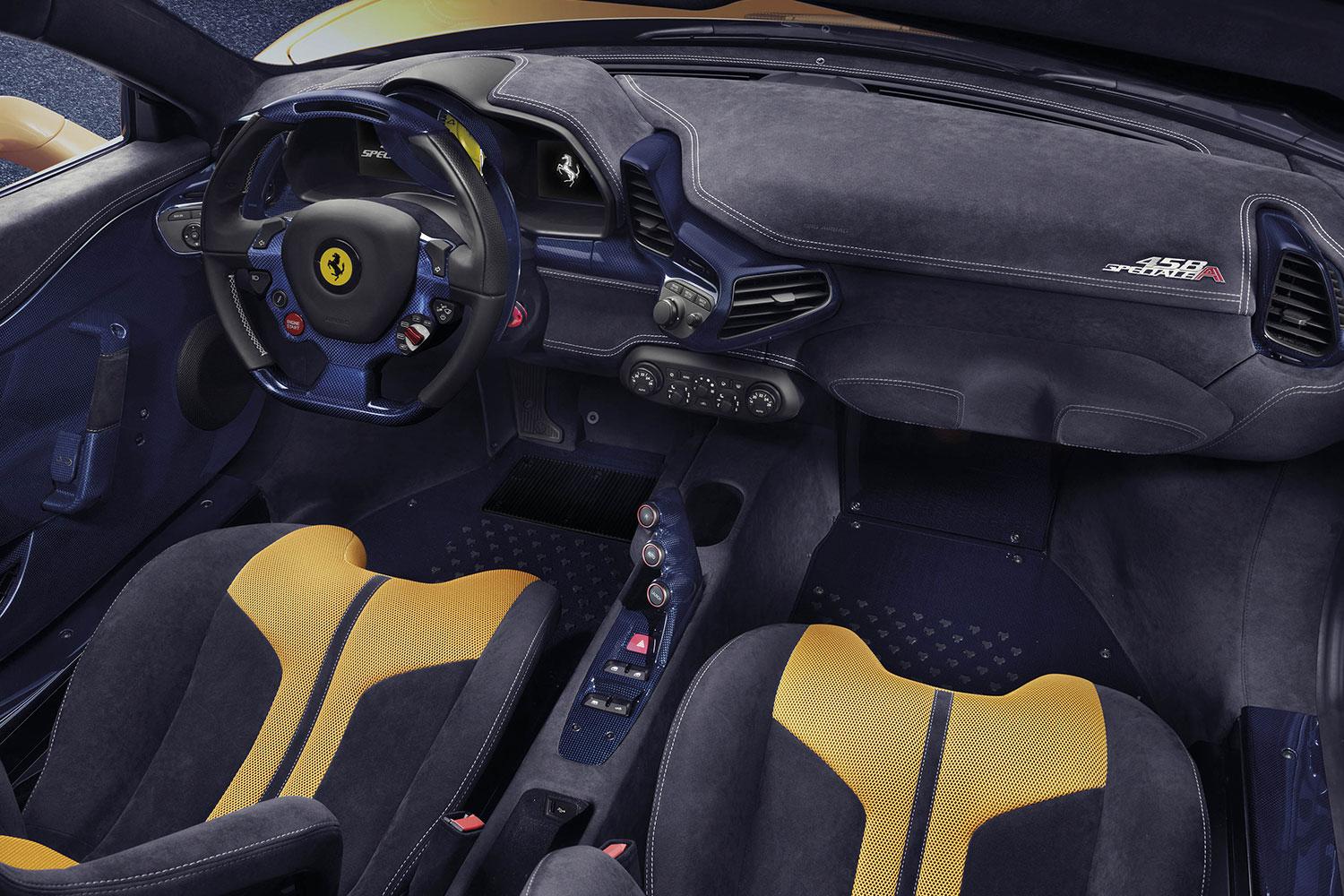 2015 Ferrari 458 Speciale drivers front