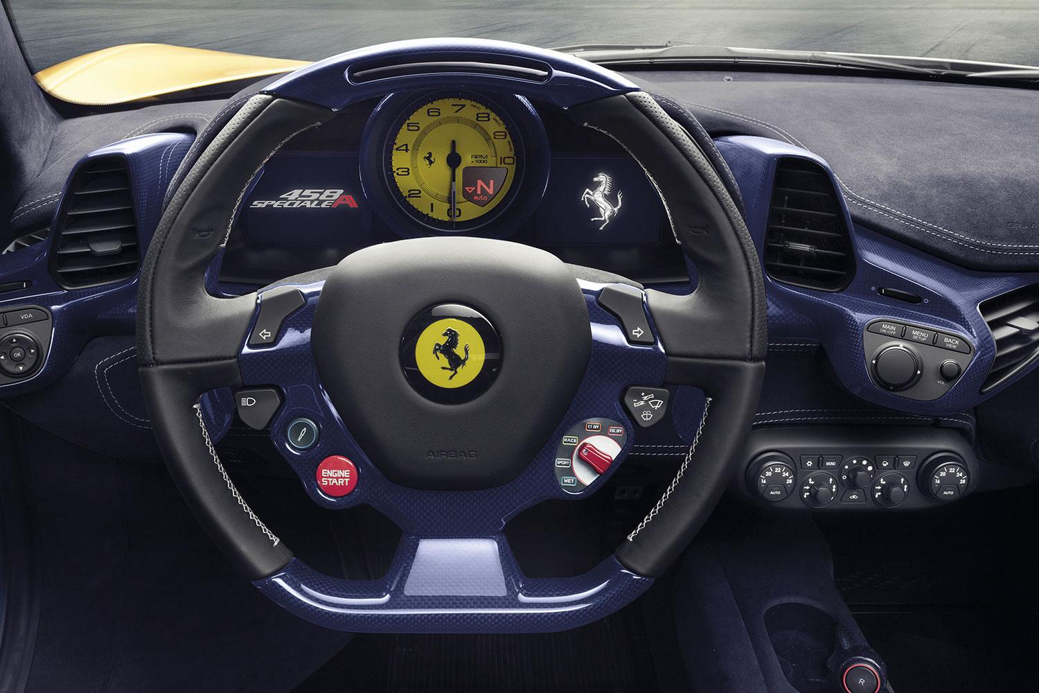 2015 Ferrari 458 Speciale steering wheel
