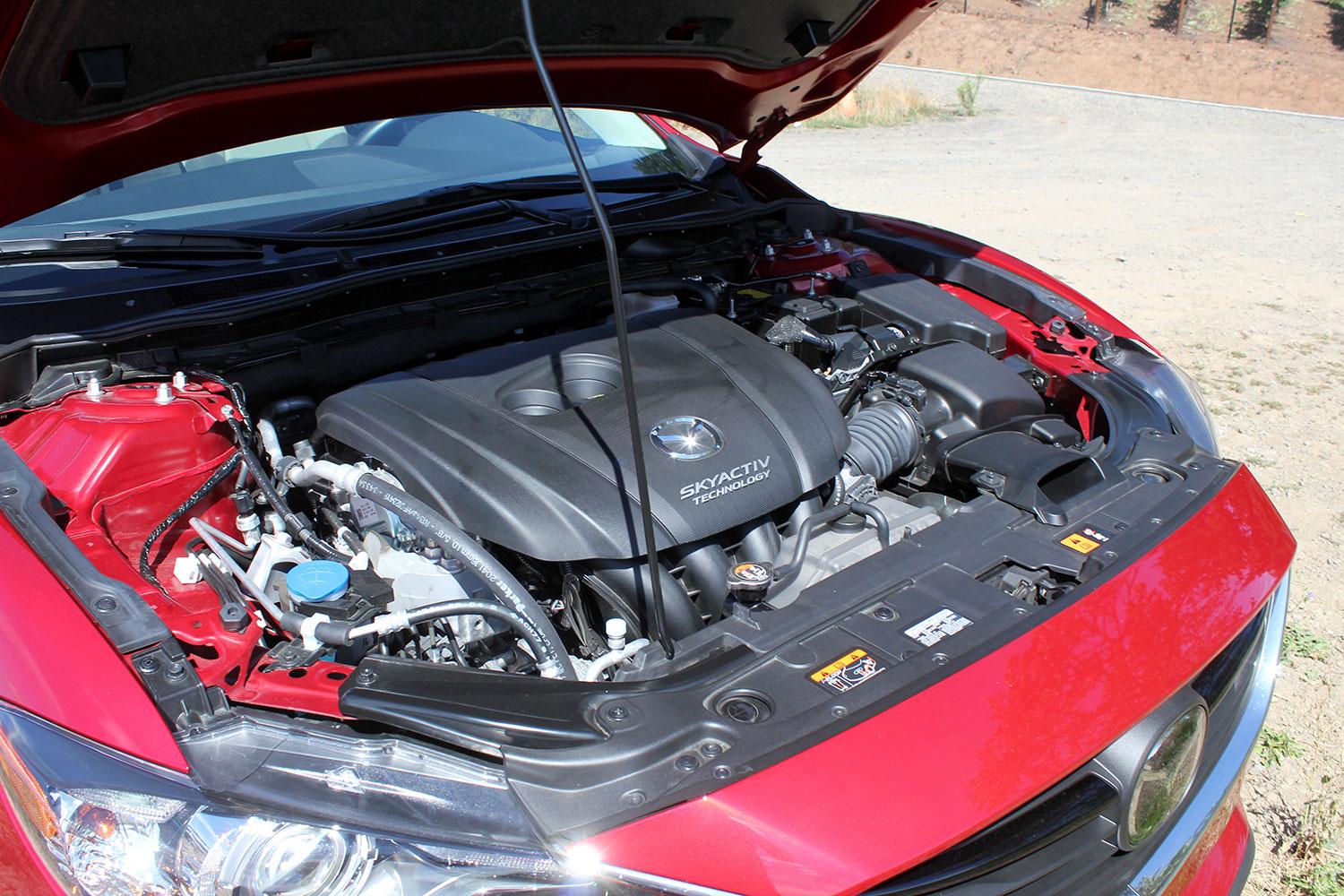 2015 Mazda Mazda 6 engine angle