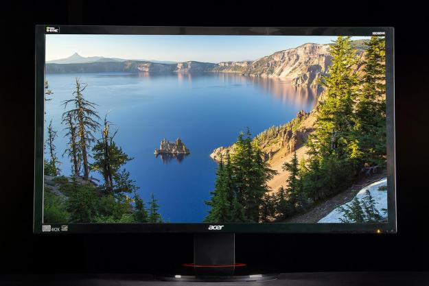 Acer XB280HK review 4K monitor front 5