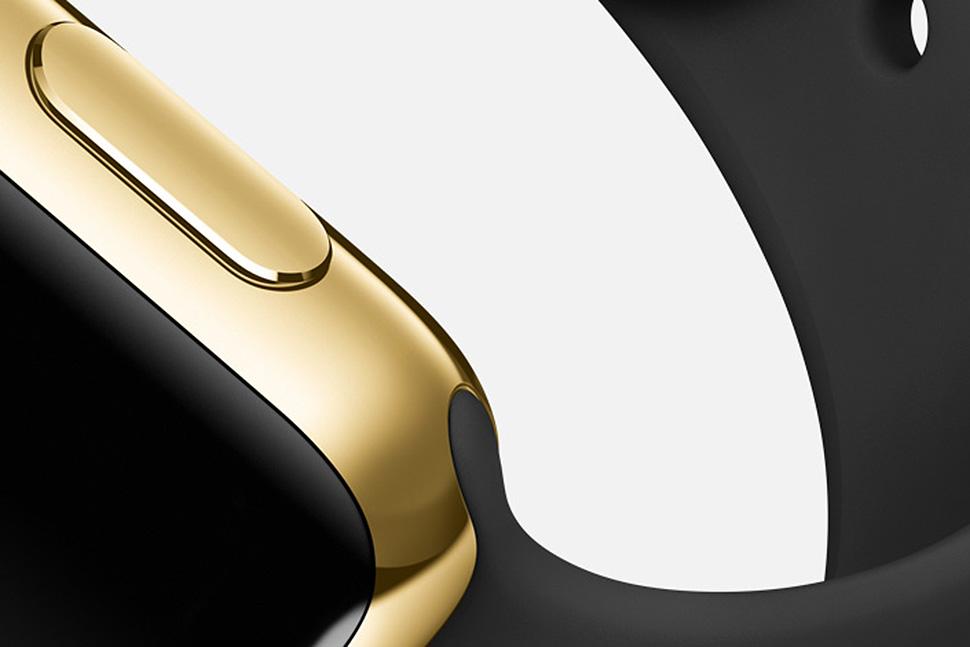 apple watch release news edition yellow gold black detail