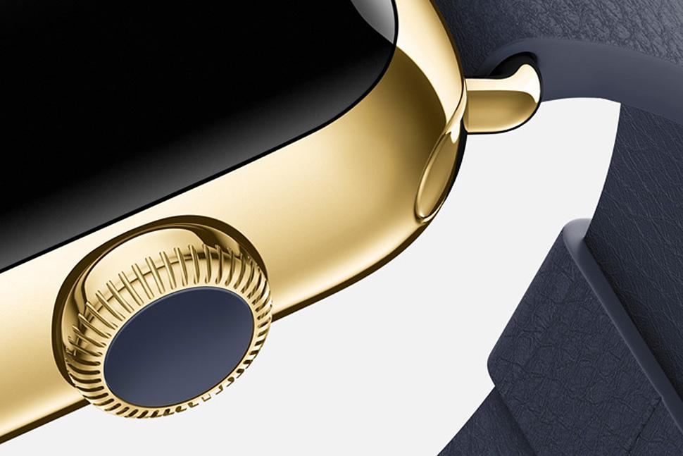 apple watch release news edition yellow gold blue detail