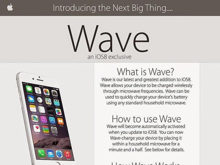 fake ads suggest can charge iphone 6 microwave apple wave