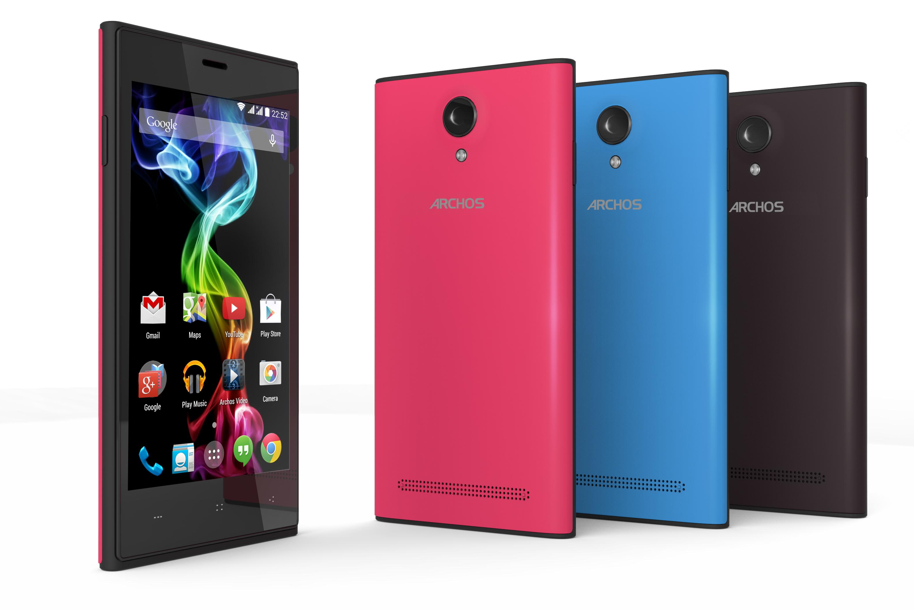 archos goes platinum 45c 50b smartphones