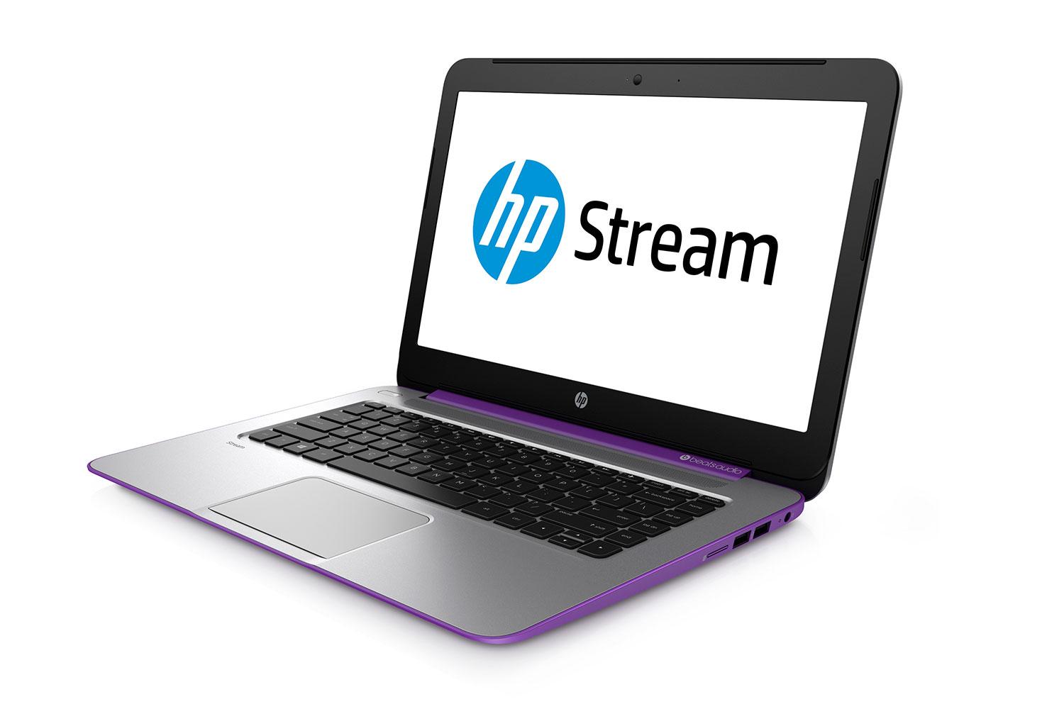 HP Stream purple press image