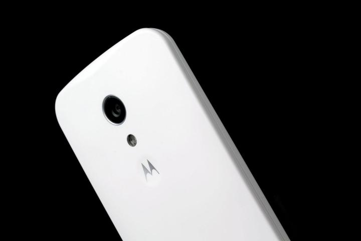 Motorola G Phone top back angle 2