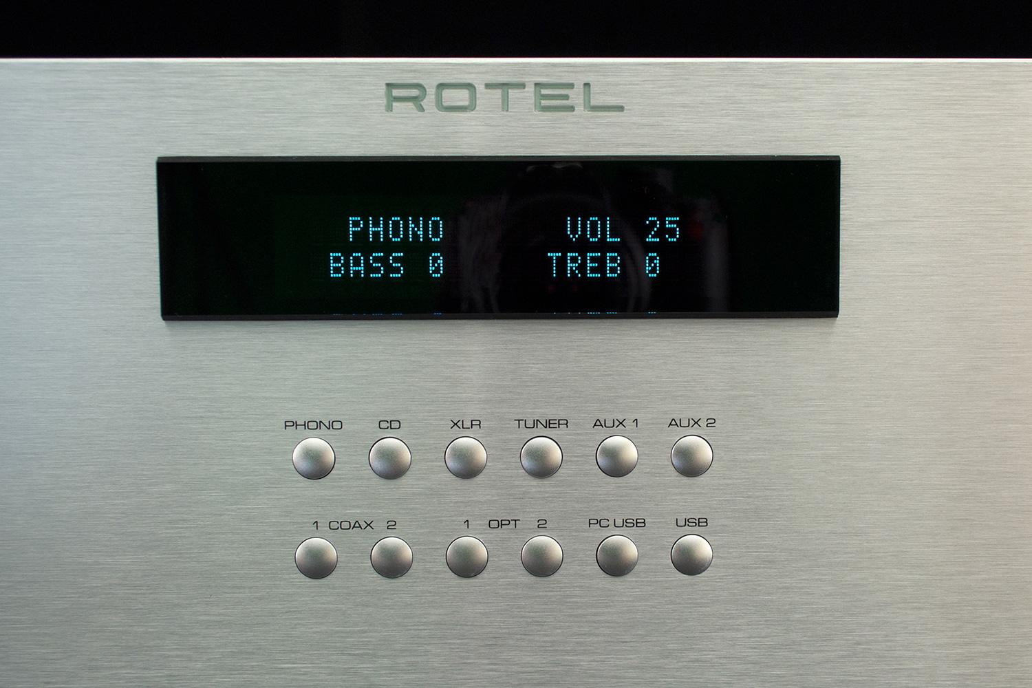 rotel ra 1570 review receiver display1