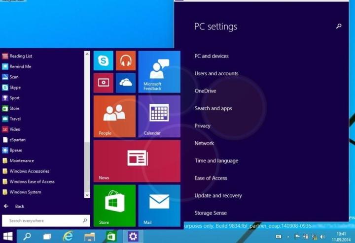 windows 9 five things we expect from microsofts next os start menu video leak