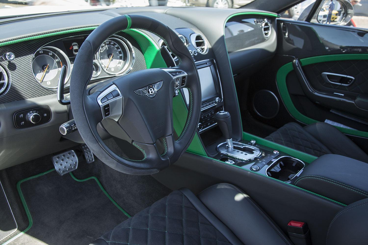 2015 Bentley Continental GT3-R driver interior