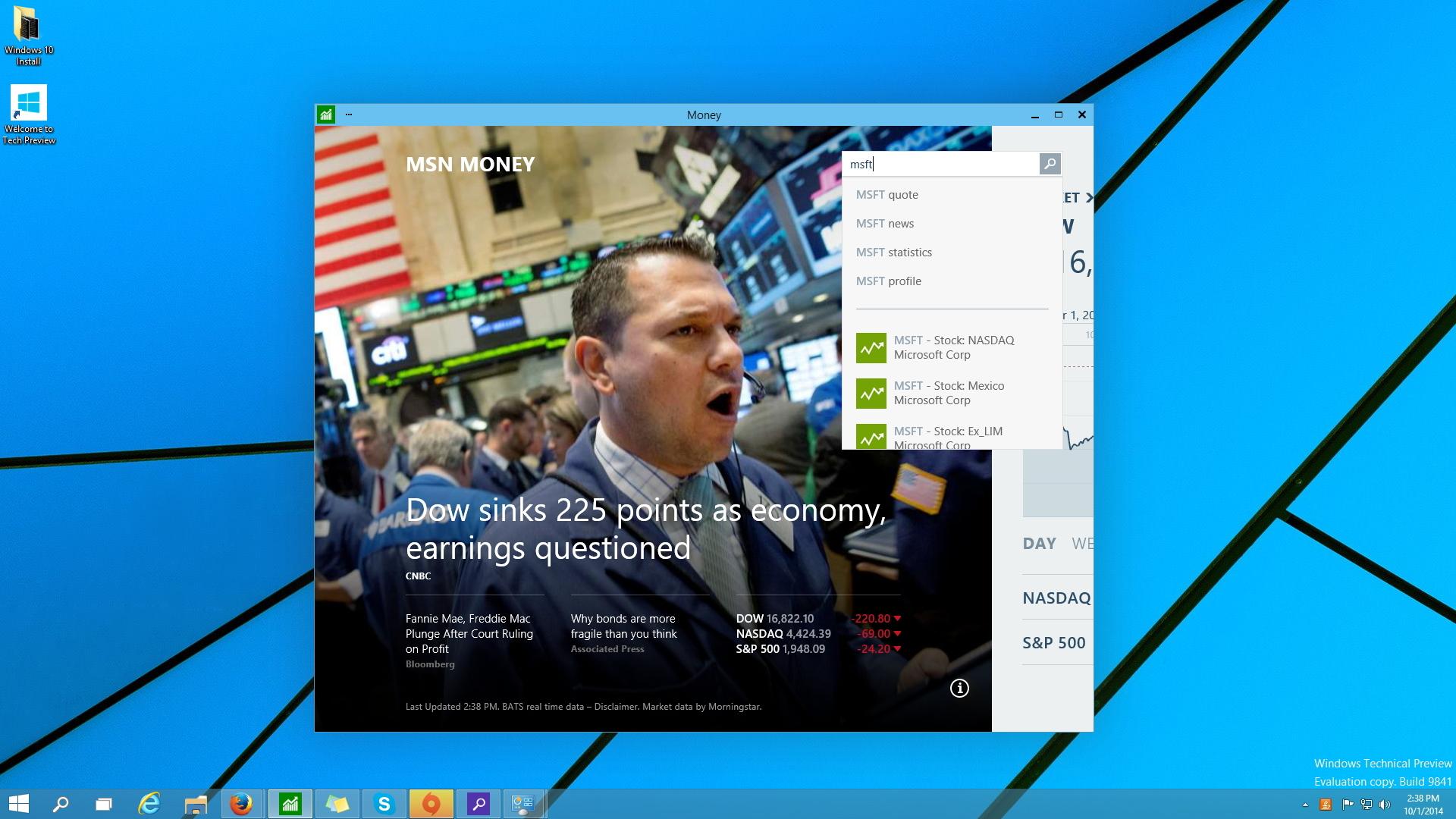 Windows 10 hands on