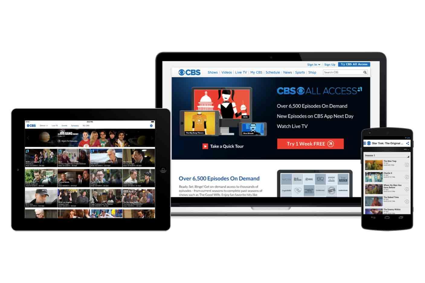 cbs jumps internet bandwagon new stand alone service access all