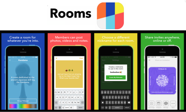 facebook launches rooms ios anonymous chatroom app