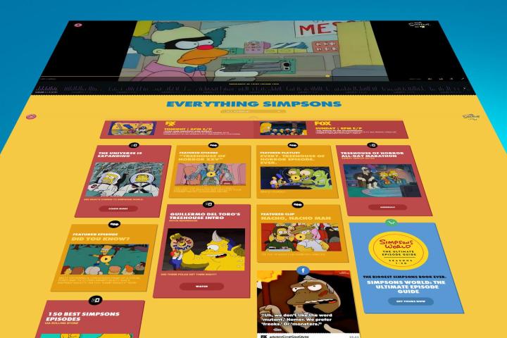 watch every episode of the simpsons online at world site