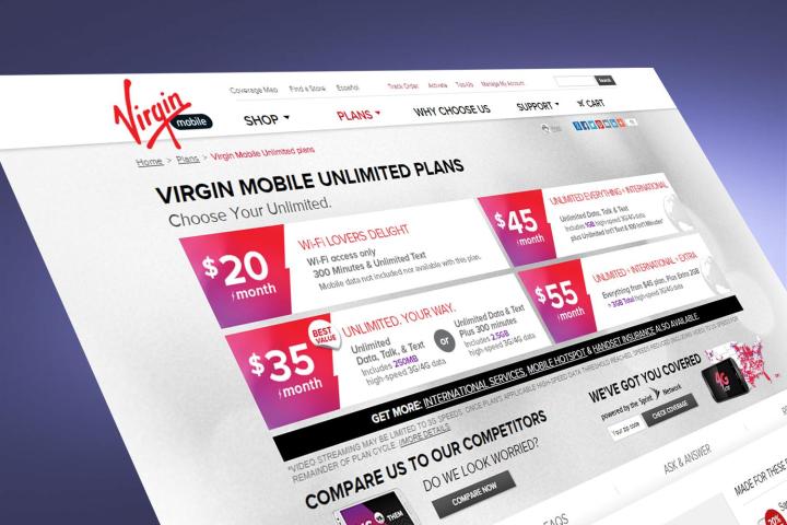 virgin mobile monthly plan update 20 wi fi plans