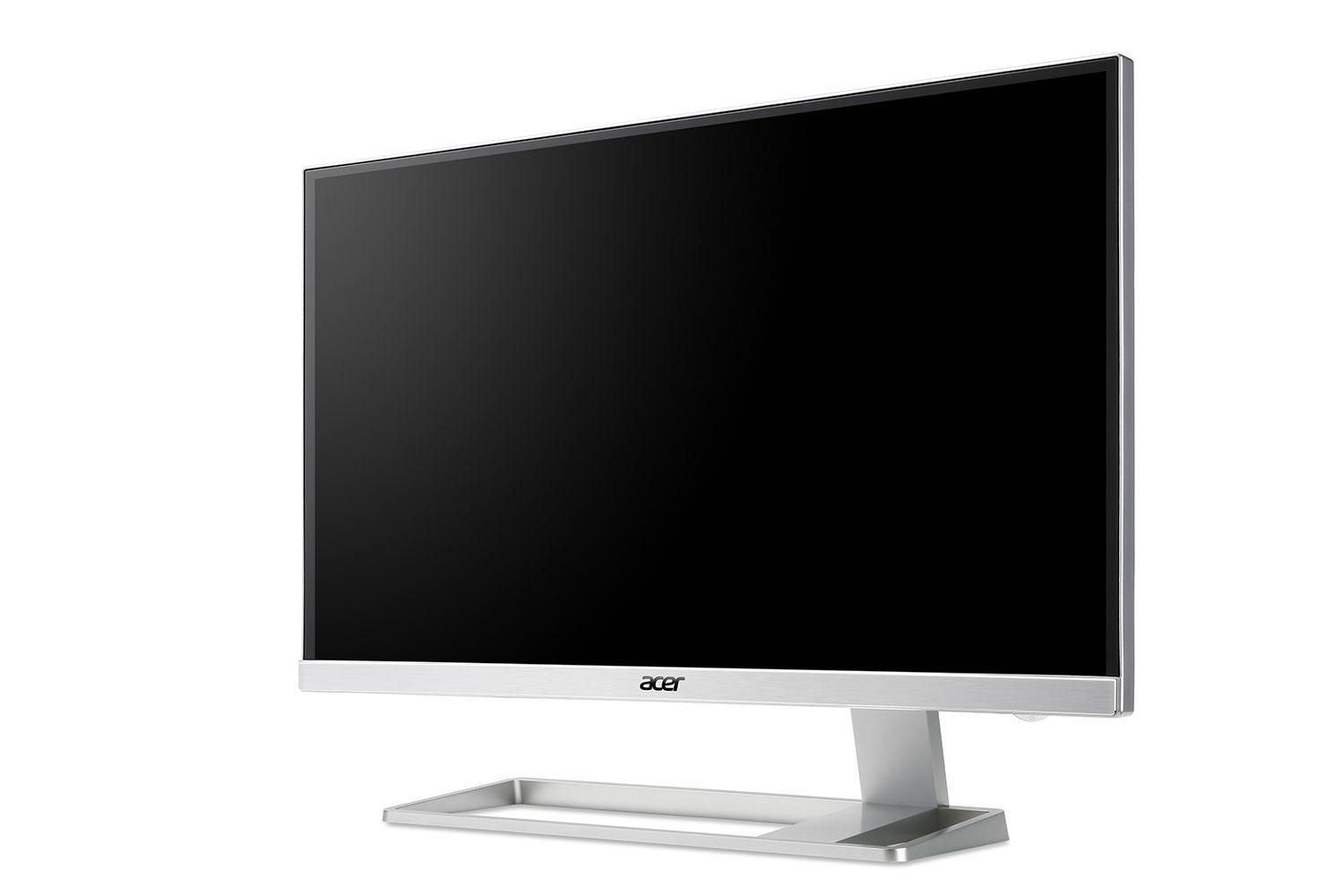 acer details 4k monitor with virtually no bezels hdmi 2 0 s27hk angled press image