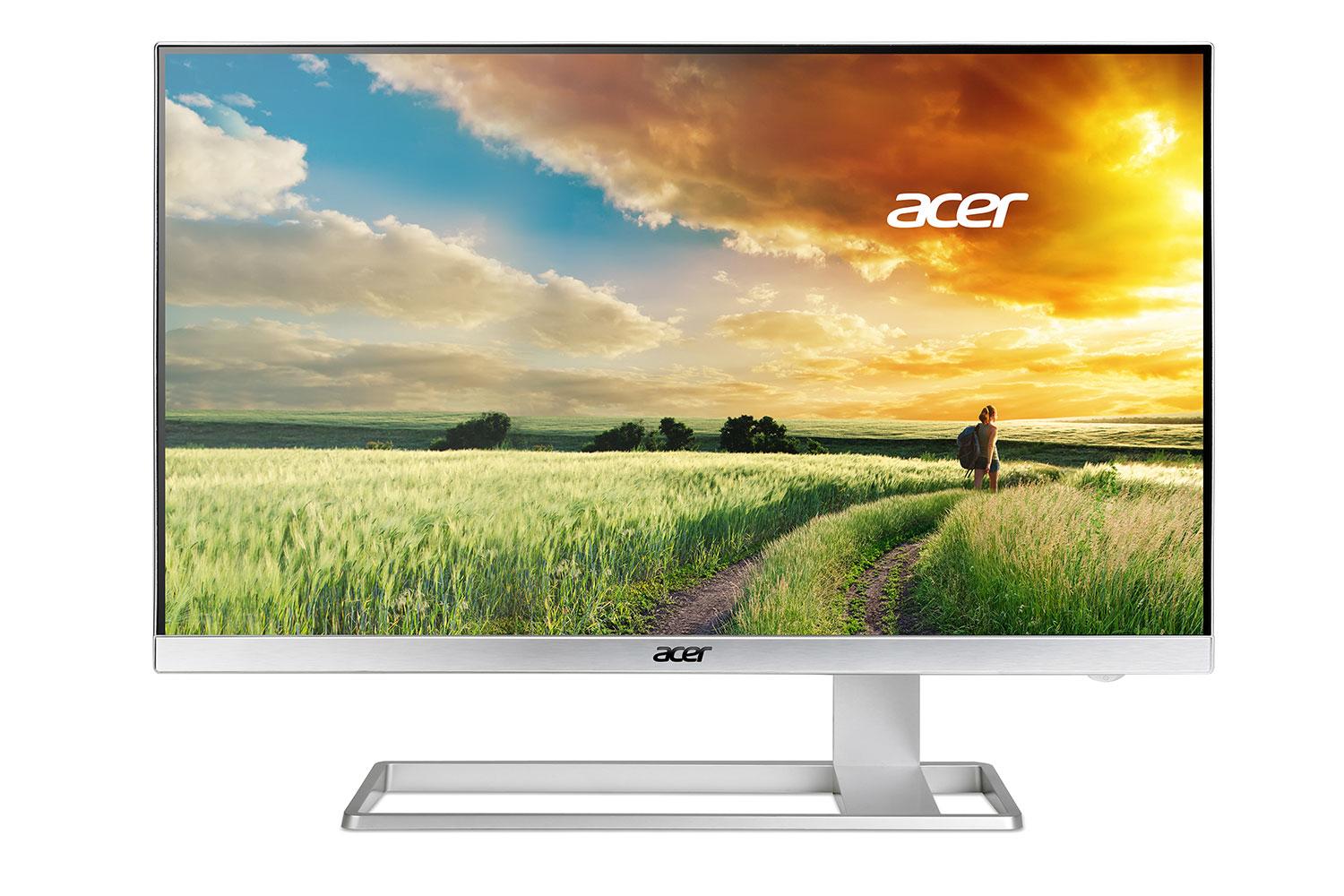 acer details 4k monitor with virtually no bezels hdmi 2 0 s27hk front press image