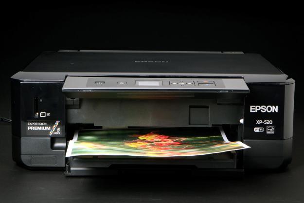 EPSON XP 520 front printing