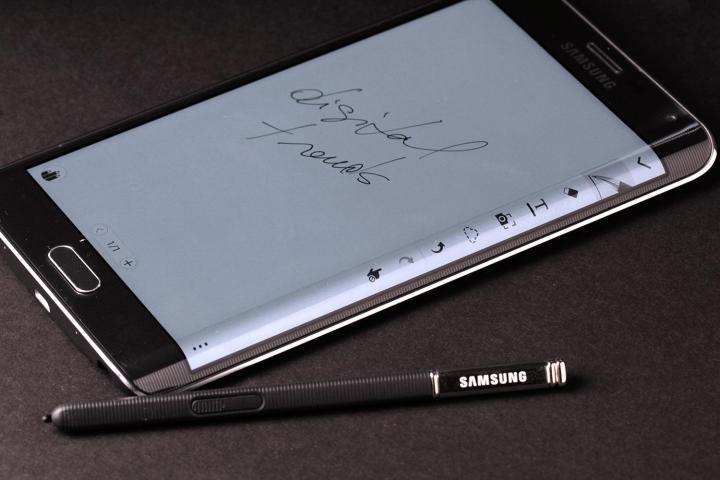 Samsung Galaxy Note Edge side top