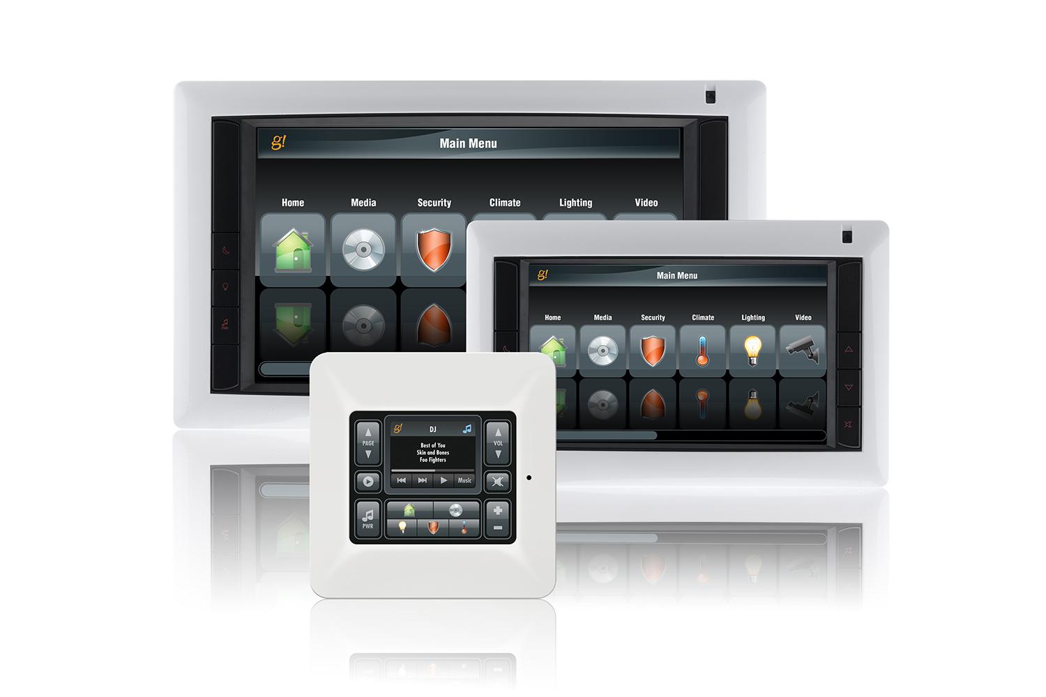 ELAN InWall TS10 and TS7 Touch Screens and TS2 Touchpad